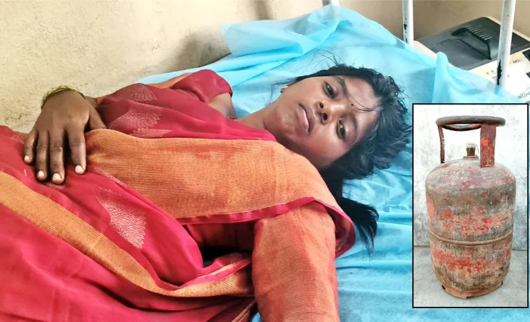 wife and husband gas cylinder issue in anantapur