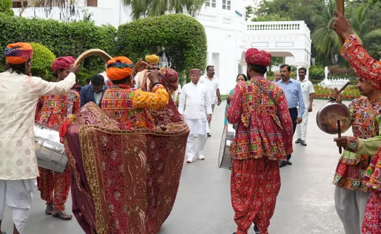 TG Governor Shiv Pratap Shukla Attends Rajasthan Statehood Day Celebrations