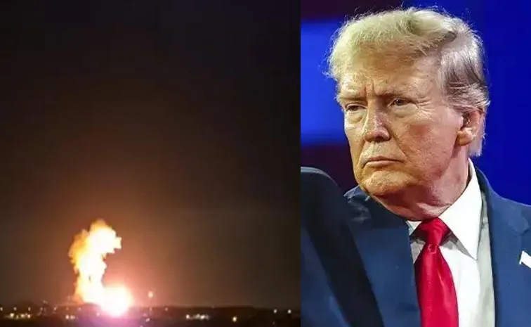 బంకర్‌ బస్టర్లతో దాడి.. సంచలన వీడియో షేర్ చేసిన ట్రంప్