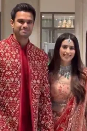 Arjun Tendulkar  Saaniya Chandhok Married Wedding Video Goes Viral