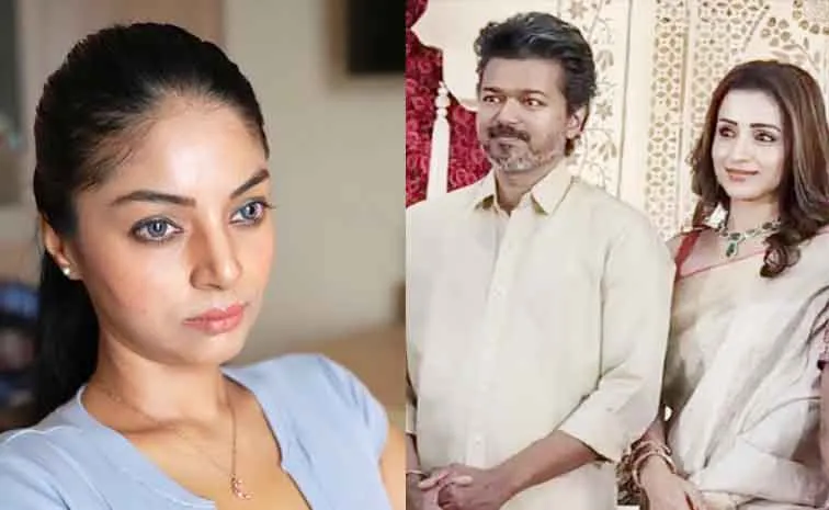 Sanam Shetty Angry over Vijay, Trisha Viral Video