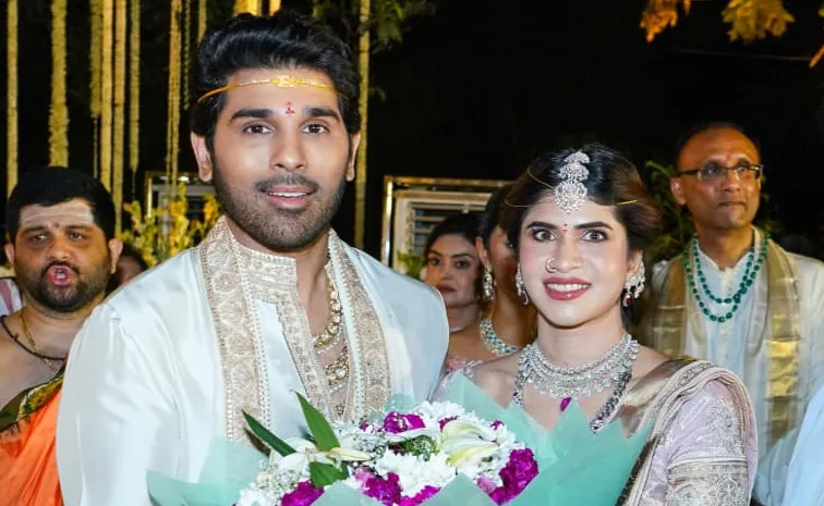 Allu Sirish Knot With Nayanika today at hyderabad in grand wedding