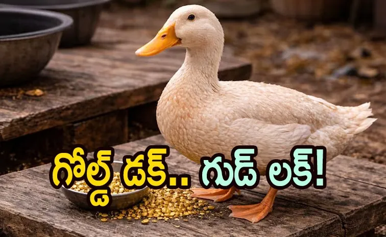 Man finds gold particles inside duck stomach calls it good luck