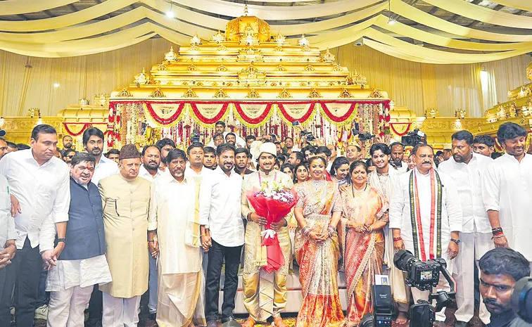 ఘనంగా భట్టి తనయుని వివాహం