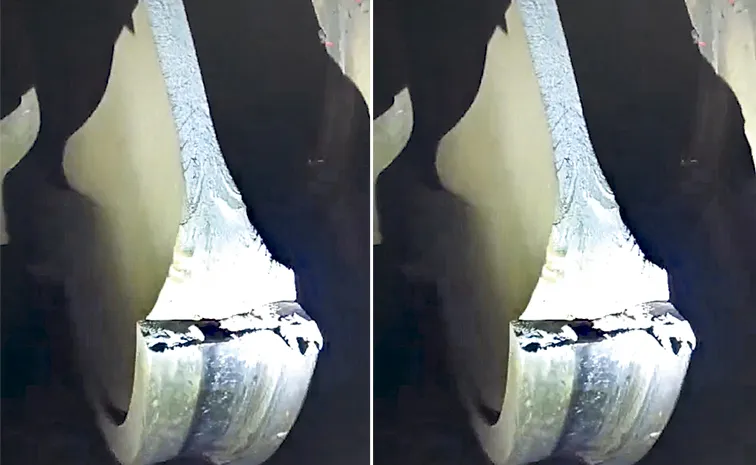 విరిగిన చక్రం.. ఆగిన రైలు 