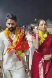 Naga Chaitanya and sobitha visits Shree Jagannath Temple3