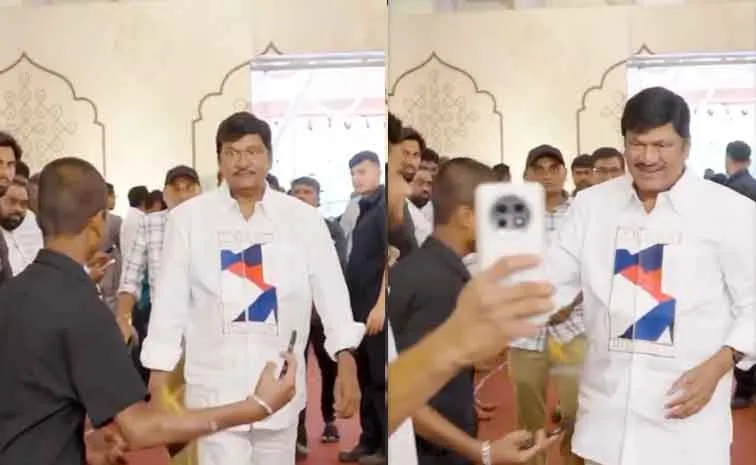 సెల్ఫీ అడిగిన పిల్లాడిని తోసేసిన రాజేంద్రప్రసాద్‌