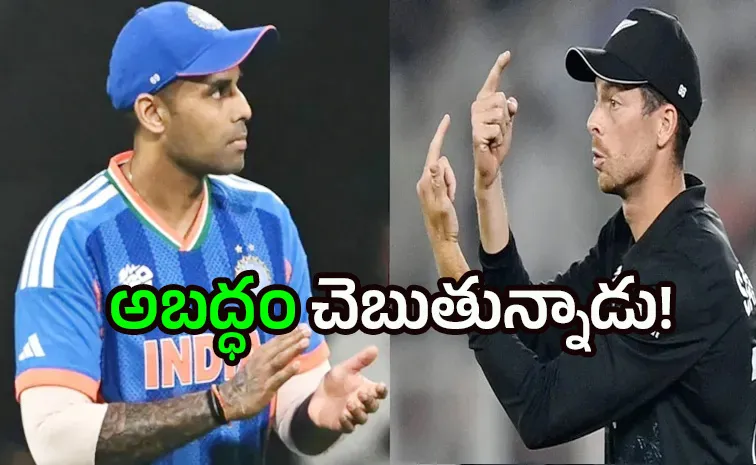 Jhooth Bol Raha Hai: Suryakumar Direct Aim At New Santner T20 WC Final
