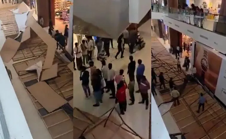 Accident At Lake Shore Mall Kukatpally Junction Hyderabad