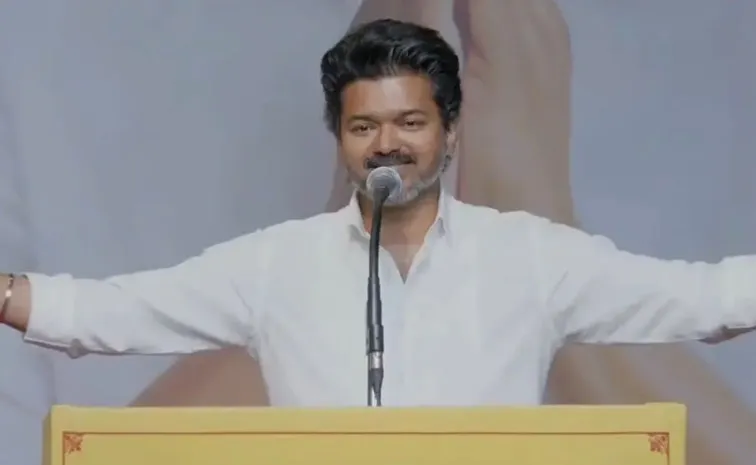 Vijay respond to his personal life controversy at TVKs Women’s Day event
