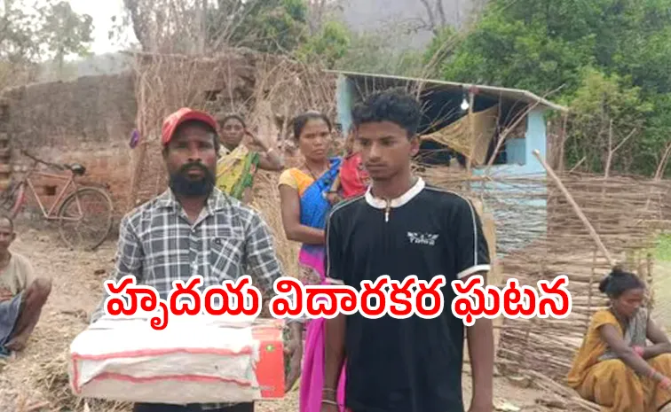  Jharkhand man carries infant body in box 