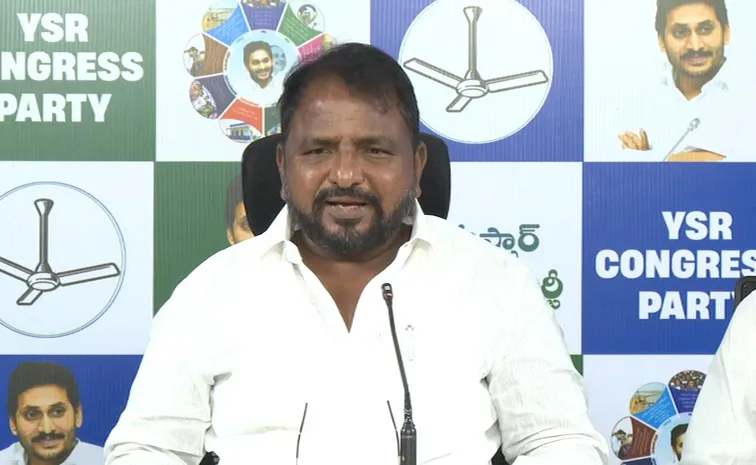 Sailajanath Slams Chandrababu Govt