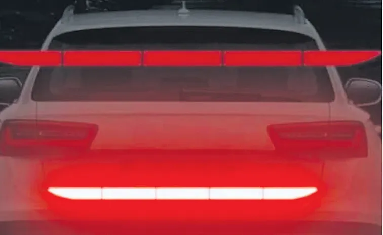 Invisible reflective safety system in vehicles