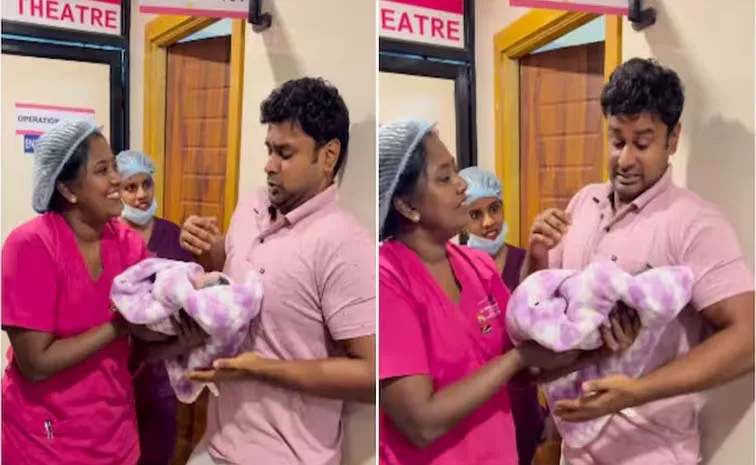Chennai doctor hands newborn to nervous father Goes Viral