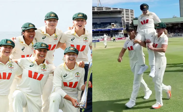 Alyssa Healy Carried On Shoulders Emotional Farewell Video