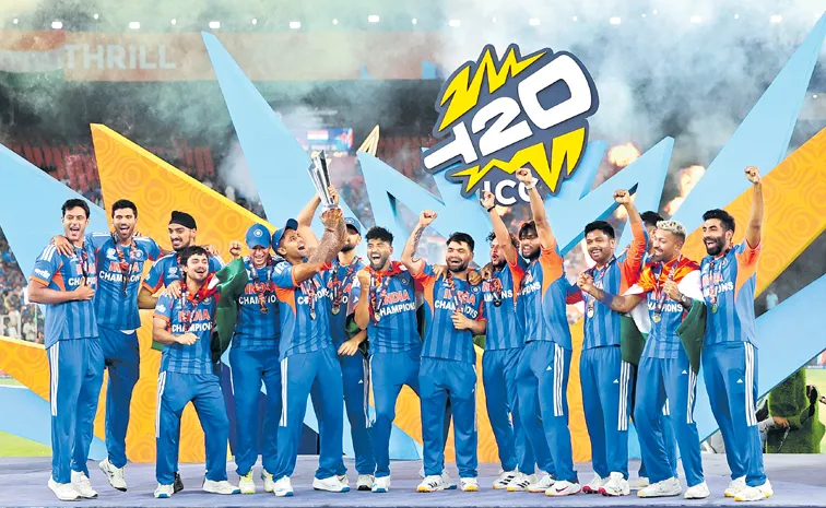 India wins T20 World Cup trophy for the third time