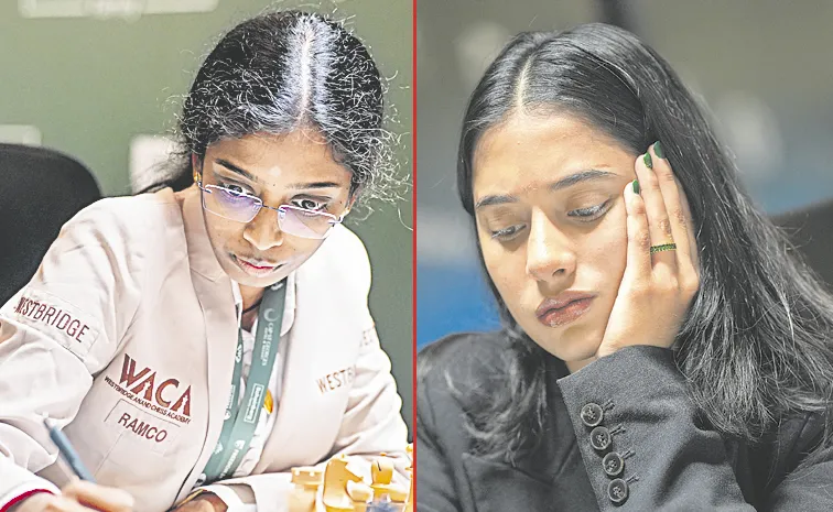 వైశాలి, దివ్య ‘హ్యాట్రిక్‌’ డ్రా