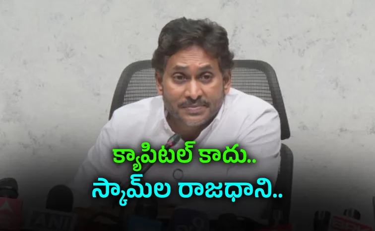 దేశంలో అతిపెద్ద స్కామ్‌కు అమరావతి క్యాపిటల్‌: వైఎస్‌ జగన్‌