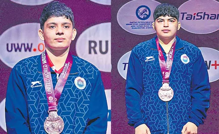 Hansika and Neha win bronze medals