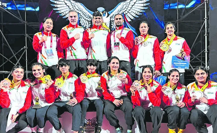 Indian women boxers win gold medals at Asian Senior Boxing Championship