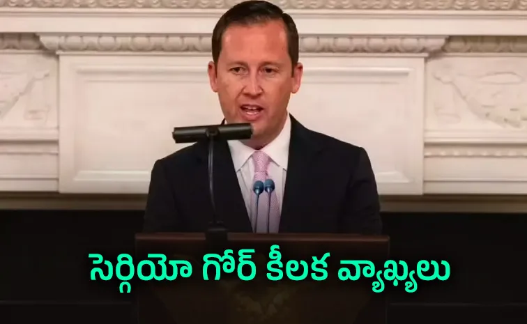 It's for India to decide: US envoy Sergio Gor on role in middle east