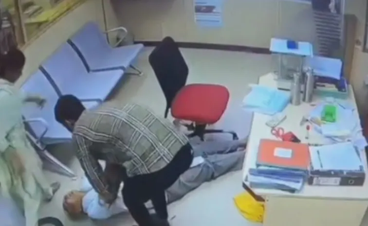 MAN Dies Of Heart Attack At Habsiguda Bank