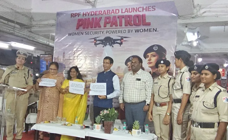 Pink Patrol Drone Teams Launched in Hyderabad