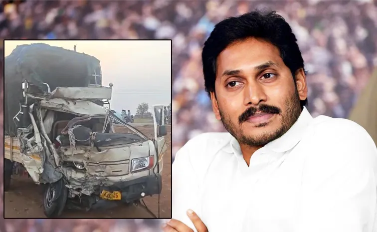 YS Jagan Condolence To Kurnool Road Accident