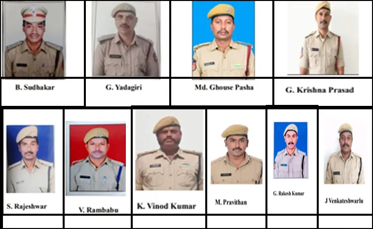 తెలంగాణ సిబ్బందికి "బ్రోంజ్ డిస్క్" పురస్కారం