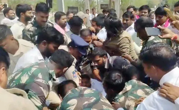 High Tension In Medipally Ranga Reddy District