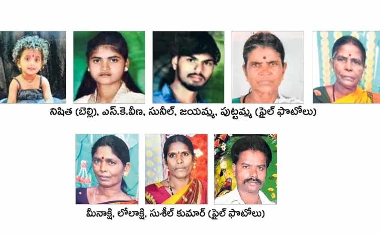 Accident in Kurnool district while visiting Raghavendra Swamy Temple