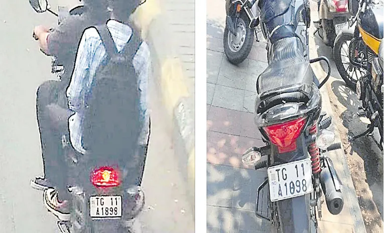 man alters vehicle number to escape echallans arrested