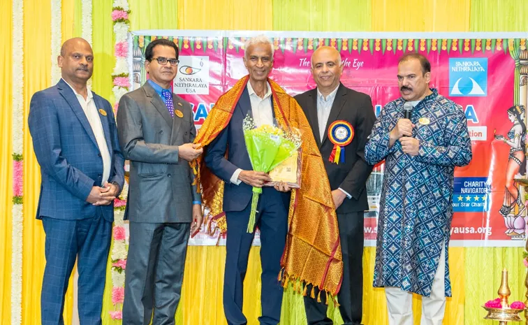 Atlanta Sankara Nethralaya ta honra Aravinda Krishna Swamy1