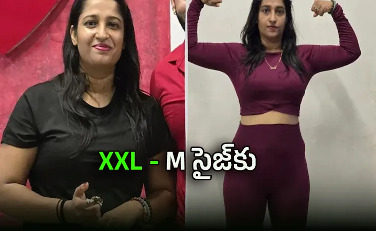 from XXL to M size Badminton coach lost 16 kg by fixing her diet