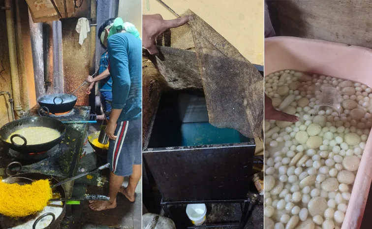 Hyderabad police raided an illegal bakery unit