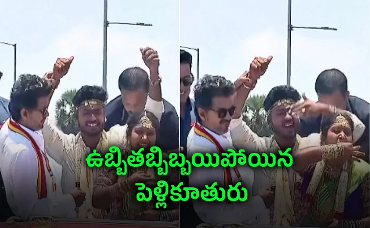 Vijay blesses newlyweds with gift during political rally