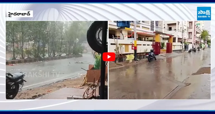 హైదరాబాద్ లో ఒక్కసారిగా మారిన వాతావరణం..వడగళ్ల వాన బీభత్సము