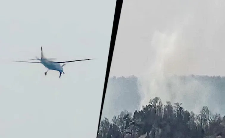 Private jet crashes in Chhattisgarh