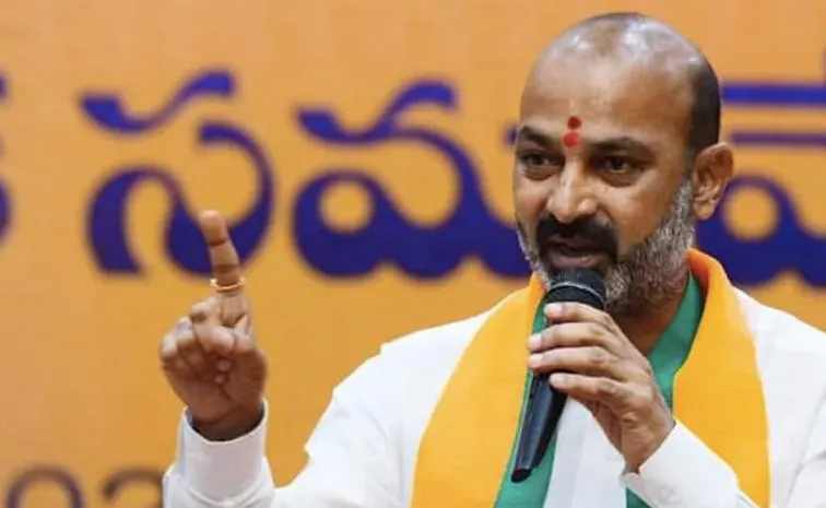 Minister Bandi Sanjay Satirical Comments On KCR And Revanth Reddy