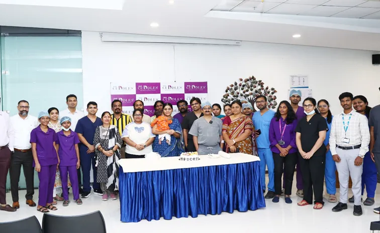 KIMS doctors who airlifted a nine-month-old baby to safety