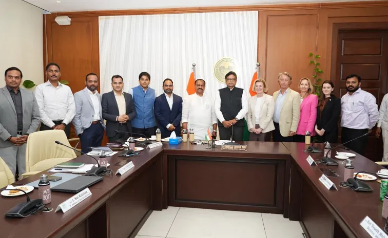 Sridhar Babu Meets Norwegian Delegation1