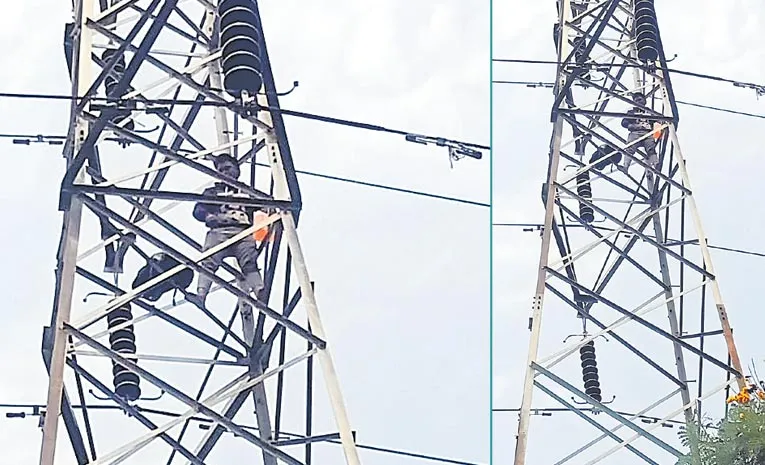 Man Climbs Tower in Anger Over Girlfriend at Hyderabad