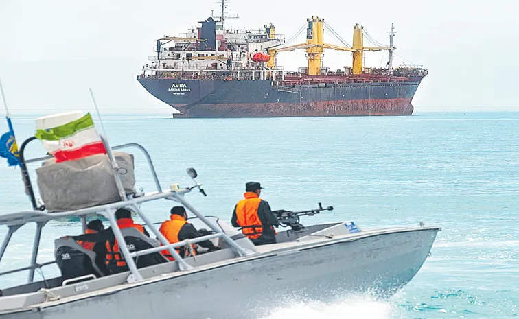 IRGC attacked three ships in the Strait of Hormuz