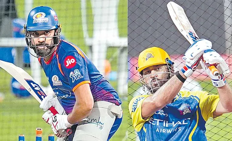 Today Mumbai Indians face Chennai Super Kings