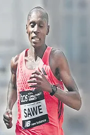 Sabastian Sawe becomes the first man to win a marathon in under two hours