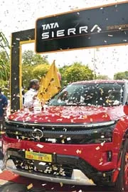 Tata Motors Delivers 101 New Sierra SUVs in Hyderabad