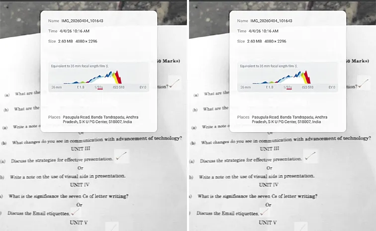PG Question paper leak at Rayalaseema University
