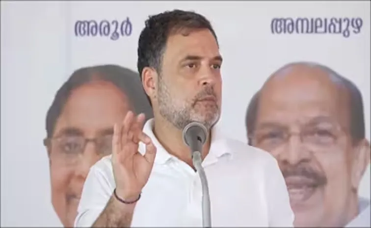 Rahul Gandhi Alleges Kerala CM Vijayan Alliance with Attacking Minorities5