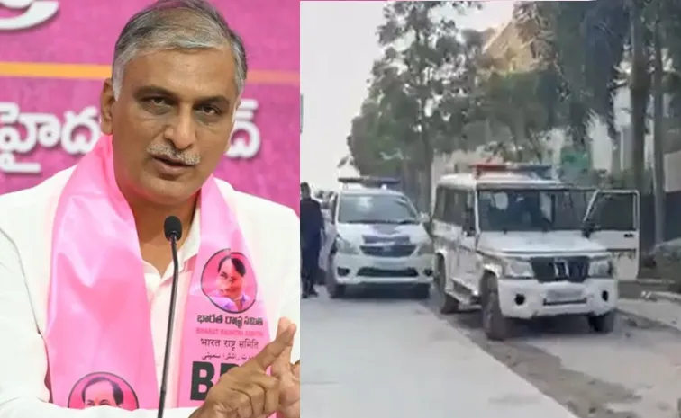 Harish Rao And BRS Leaders House Arrest In Hyderabad