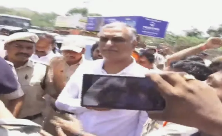 Harish Rao And BRS Leaders House Arrest In Hyderabad